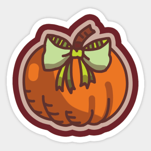 Cute Pumpkin Sticker